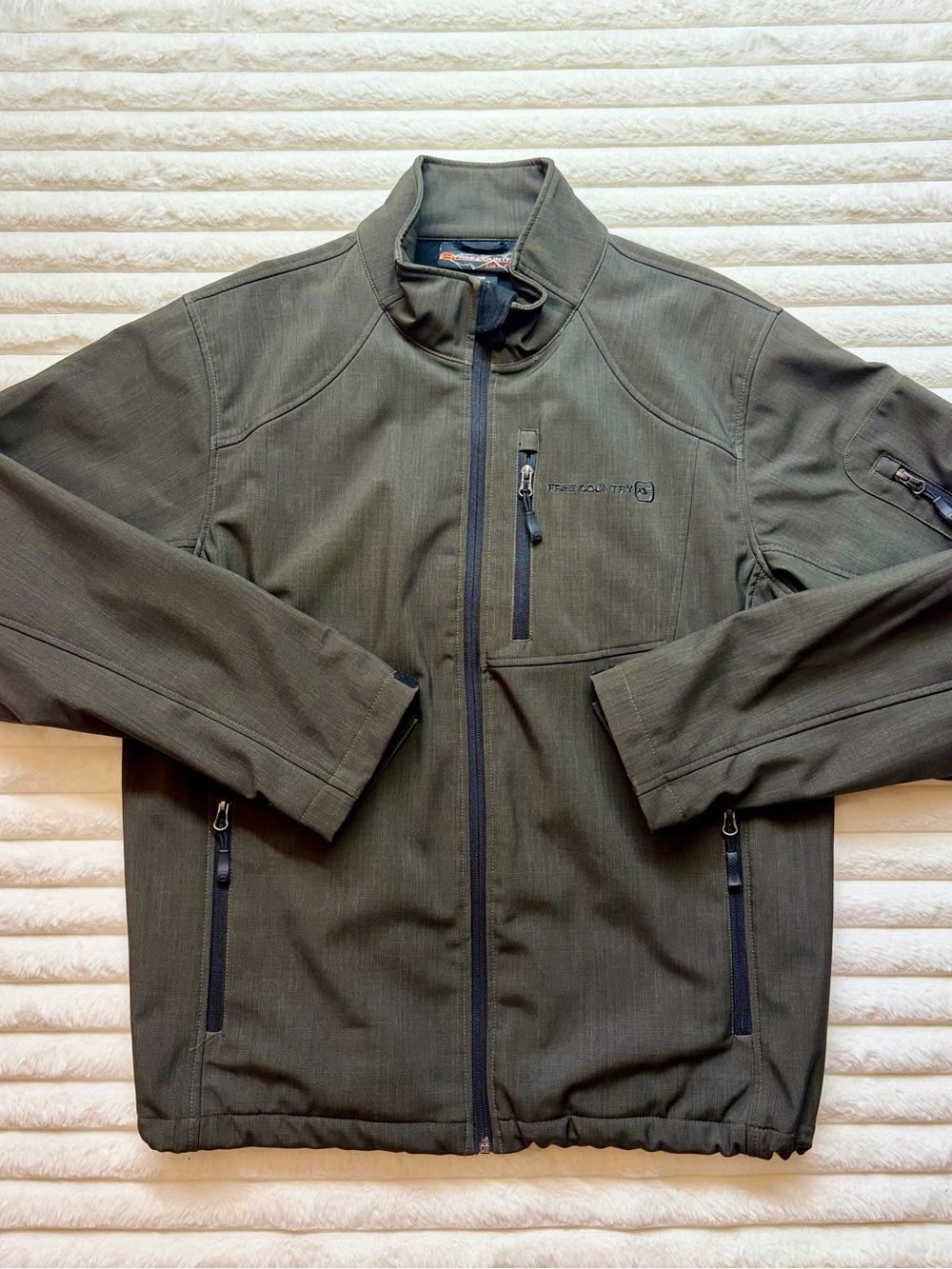 Free Country Men's Olive Softshell Jacket Size Large